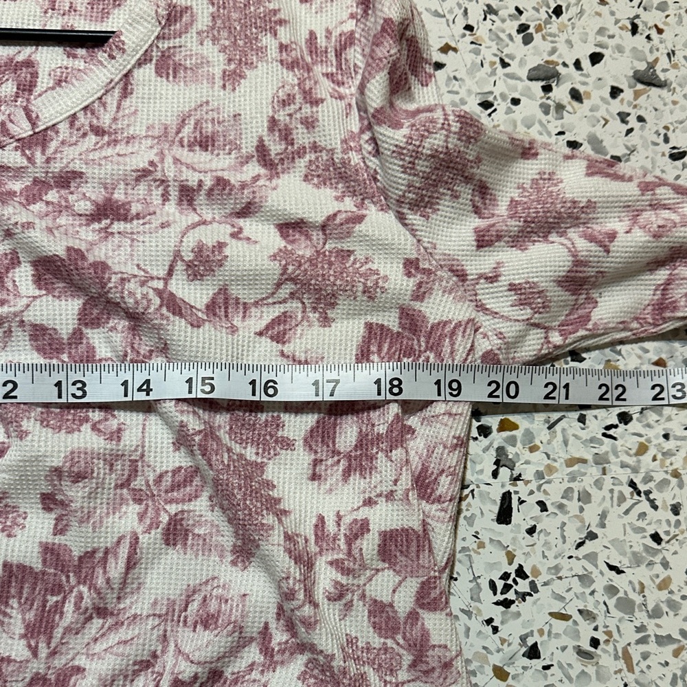Laura Ashley Pink Floral Long Sleeve Top - Picture 7 of 9